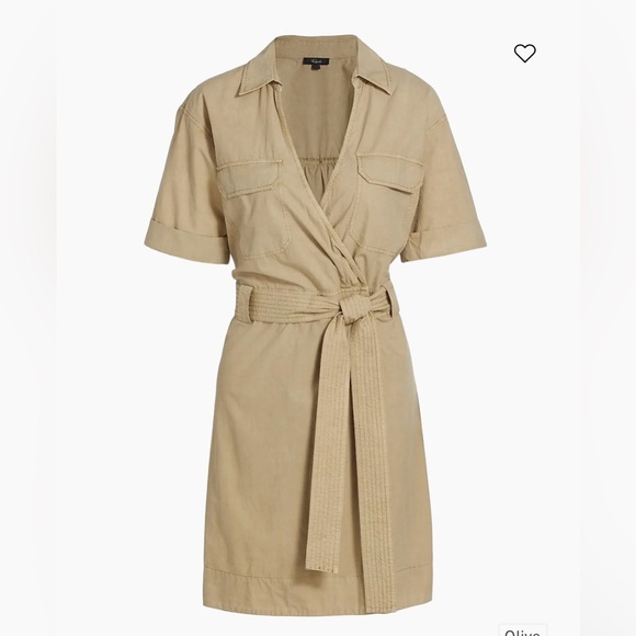 RAILS Natalie Wrap Dress Size Small Khaki Brand New with Tags & Packaging - Picture 2 of 10